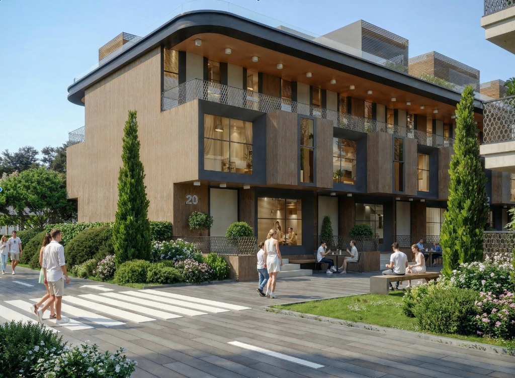 Современная архитектура и общественные пространства Marrakesh Residences